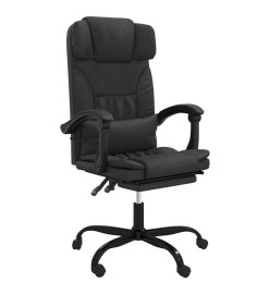 Fauteuil inclinable de bureau Noir Similicuir