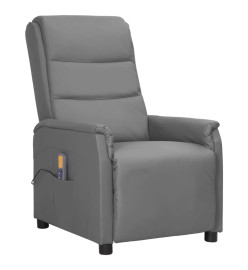 Fauteuil de massage Gris Similicuir