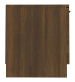 Meuble TV Chêne marron 140x35x40 cm Bois d'ingénierie