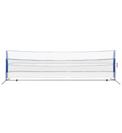 Filet de badminton avec volants 600 x 155 cm