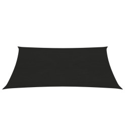 Voile d'ombrage 160 g/m² Noir 3,5x4,5 m PEHD