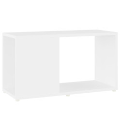 Meuble TV Blanc 60x24x32 cm Aggloméré