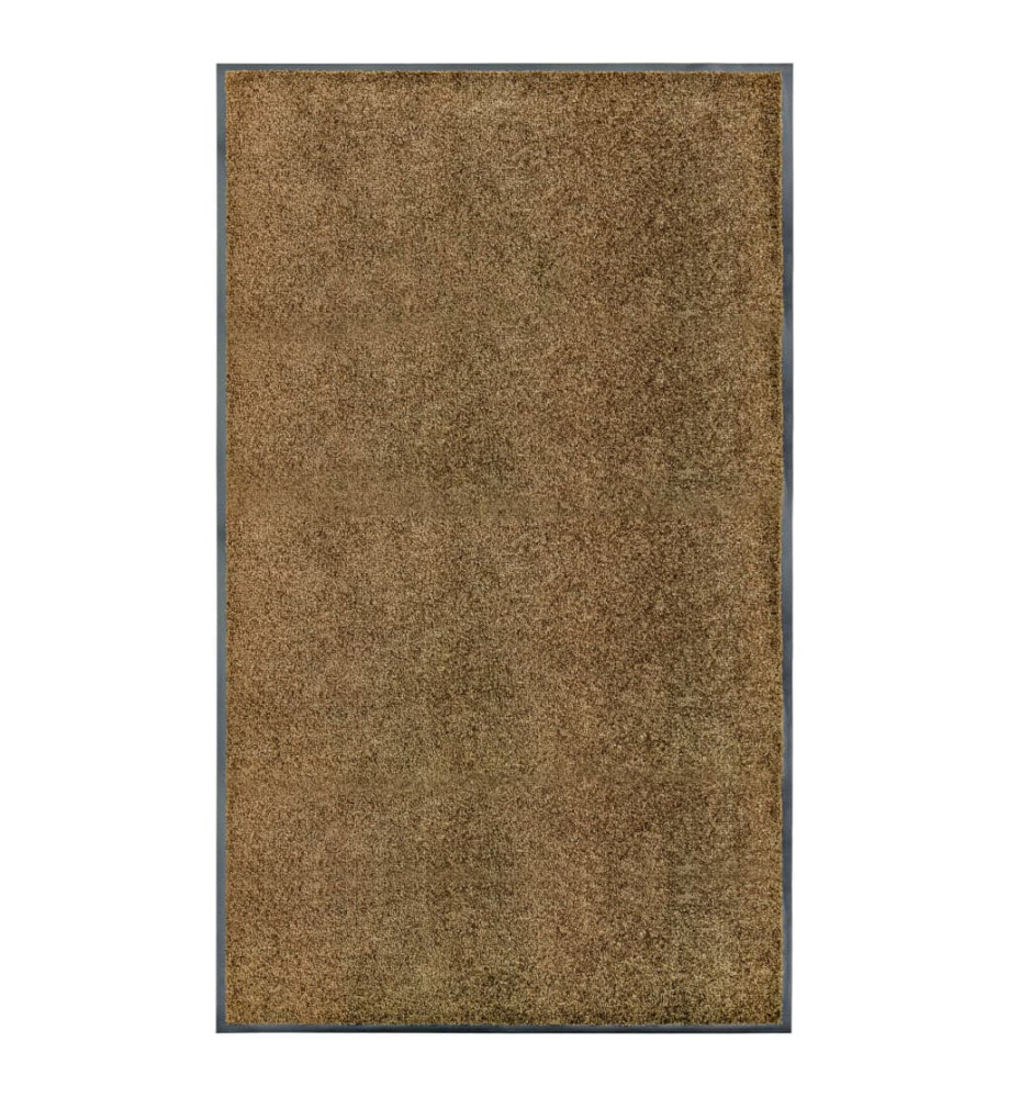 Paillasson lavable Marron 90x150 cm