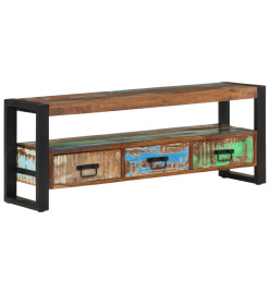 Meuble TV 120x30x45 cm Bois massif de récupération