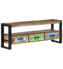 Meuble TV 120x30x45 cm Bois massif de récupération