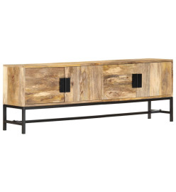 Meuble TV 140x30x50 cm Bois massif de manguier