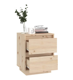 Table de chevet 40x35x50 cm Bois de pin solide