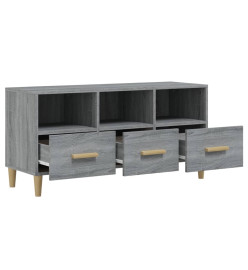 Meuble TV Sonoma gris 102x36x50 cm Bois d'ingénierie