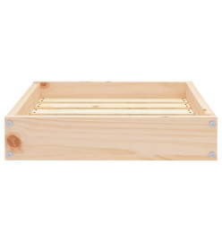 Lit pour chien 51,5x44x9 cm Bois de pin solide