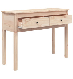 Table console 100x35x75 cm Bois massif de pin