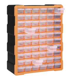 Organisateur multi-tiroirs avec 60 tiroirs 38x16x47,5 cm