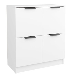 Buffets 2 pcs Blanc 60x30x70 cm Bois d'ingénierie