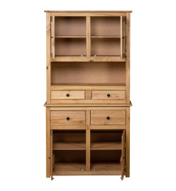 Buffet haut 93x40,5x180 cm Pin Gamme Panama