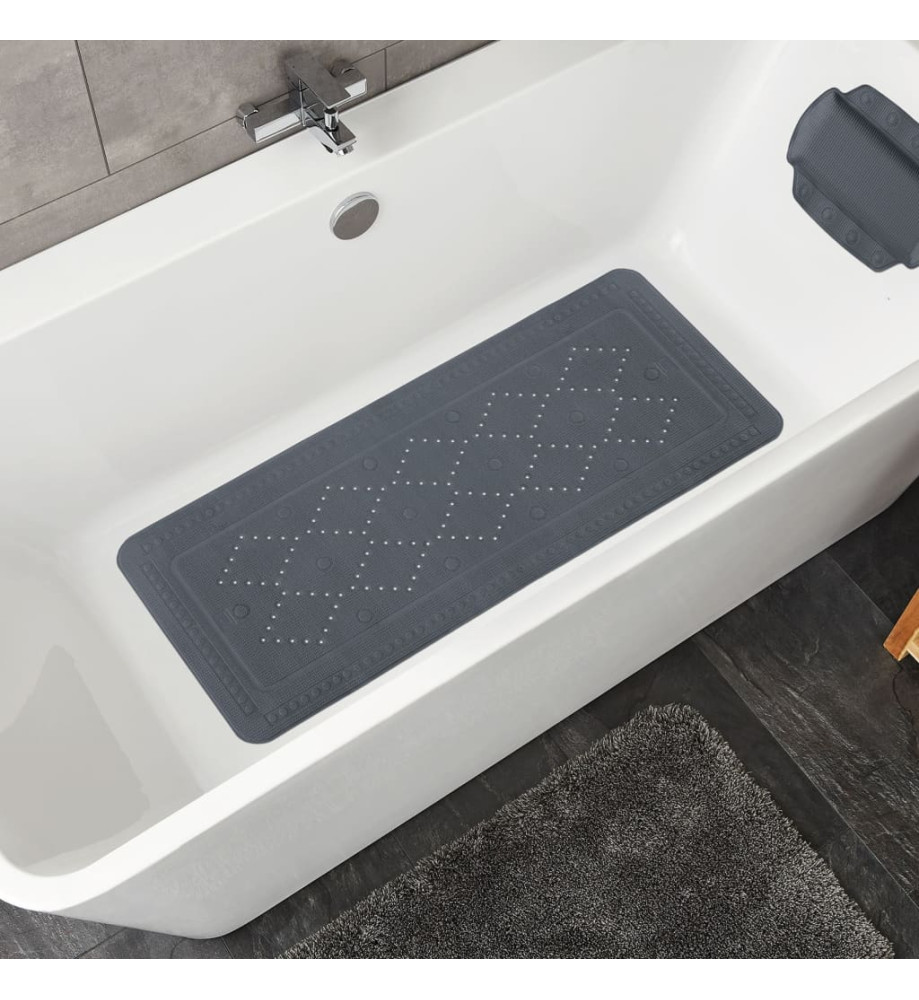 Kleine Wolke Tapis de bain antidérapant Arosa 36x92 cm Anthracite