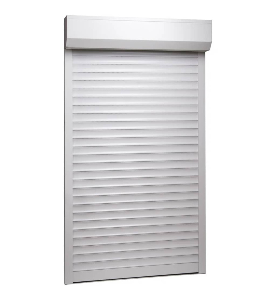 Volet roulant aluminium 110x220 cm blanc