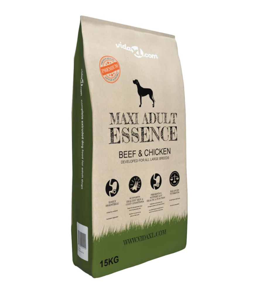 Nourriture sèche chiens Maxi Adult Essence Beef & Chicken 15 kg