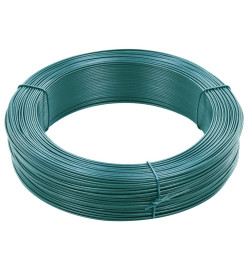 Fil de liaison de clôture 250 m 0,9/1,4 mm Acier Vert noirâtre