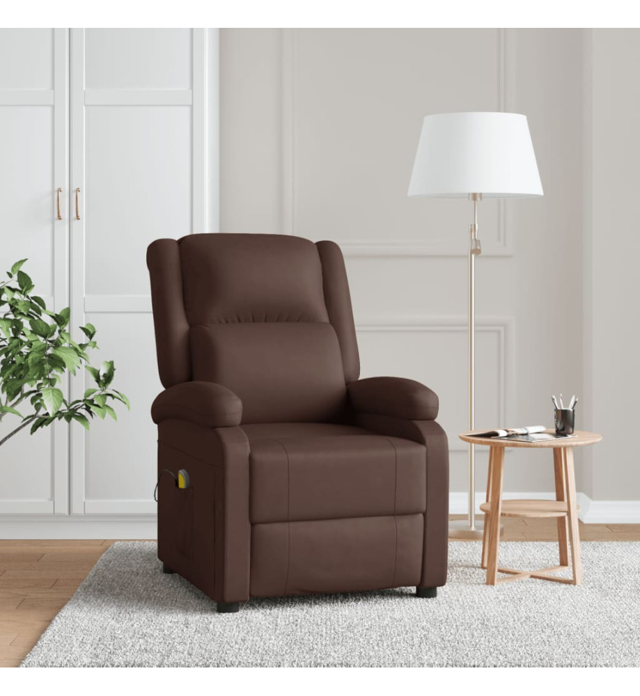 Fauteuil de massage Marron Similicuir