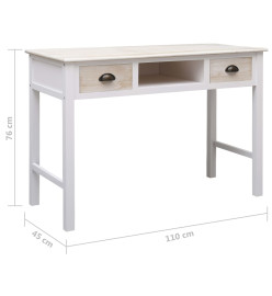 Table console 110x45x76 cm Bois