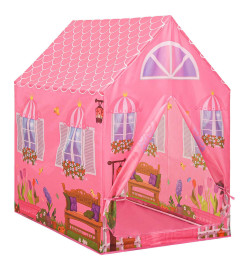 Tente de jeu pour enfants Rose 69x94x104 cm