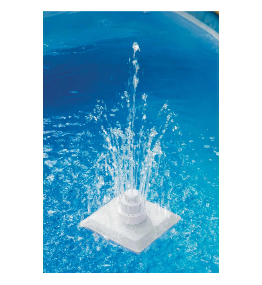 Ensemble de fontaine de piscine 13 pcs Blanc