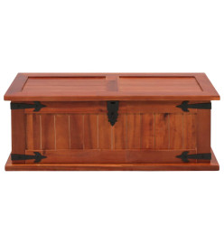 Coffre de rangement 60x25x22 cm Bois d'acacia solide