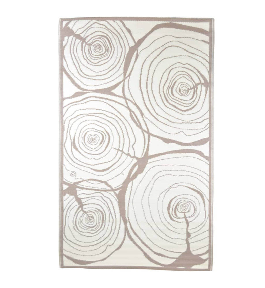 Esschert Design Tapis d'extérieur 240x150 cm Anneaux ascendants