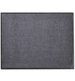 Tapis d'entrée PVC Gris 120 x 180 cm