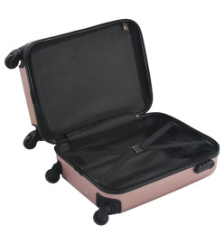 Valise rigide Doré rose ABS