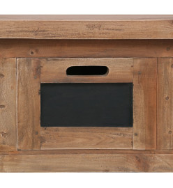 Meuble TV avec 3 tiroirs 120x30x40 cm Bois d'acajou massif