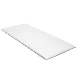 Sur-matelas 100 x 200 cm Mousse à mémoire de forme Visco 6 cm