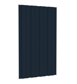 Panneaux de toiture 36 pcs Acier galvanisé Anthracite 80x45 cm