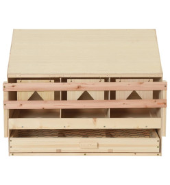 Pondoir 3 compartiments 72x33x54 cm bois de pin massif