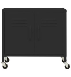 Armoire de rangement Noir 60x35x56 cm Acier