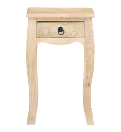 Table de chevet 28x28x46 cm Bois de manguier massif