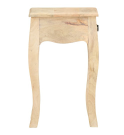 Table de chevet 28x28x46 cm Bois de manguier massif