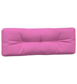 Coussins de palette 2 pcs rose tissu