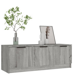 Meuble TV Sonoma gris 102x35x36,5 cm Bois d'ingénierie