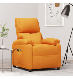 Fauteuil électrique de massage Jaune Tissu