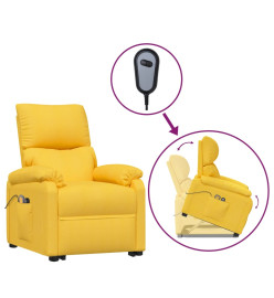 Fauteuil de massage Jaune Tissu