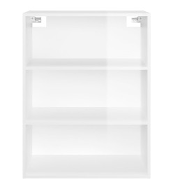 Armoire murale suspendue Blanc brillant 69,5x32,5x90 cm