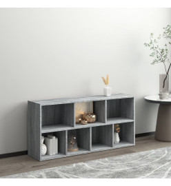 Armoire à livres Sonoma gris 50x25x106 cm