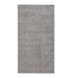 Tapis à poils courts 80x150 cm Gris