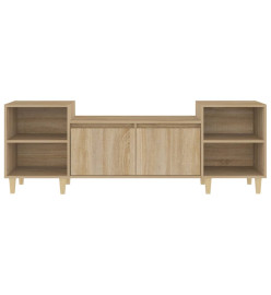 Meuble TV Chêne sonoma 160x35x55 cm Bois d'ingénierie