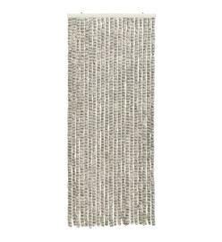 Moustiquaire Gris clair et gris foncé 56x185 cm Chenille