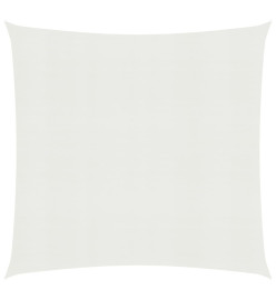 Voile d'ombrage 160 g/m² Blanc 3x3 m PEHD