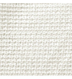 Voile d'ombrage 160 g/m² Blanc 3x3 m PEHD