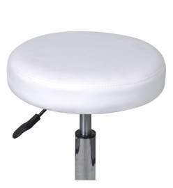 Tabouret de bureau Blanc