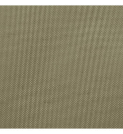 Voile de parasol Tissu Oxford carré 4,5x4,5 m Beige