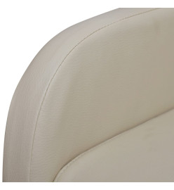 Fauteuil de massage Crème Similicuir